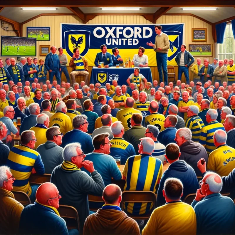 Oxford United fans at a forum