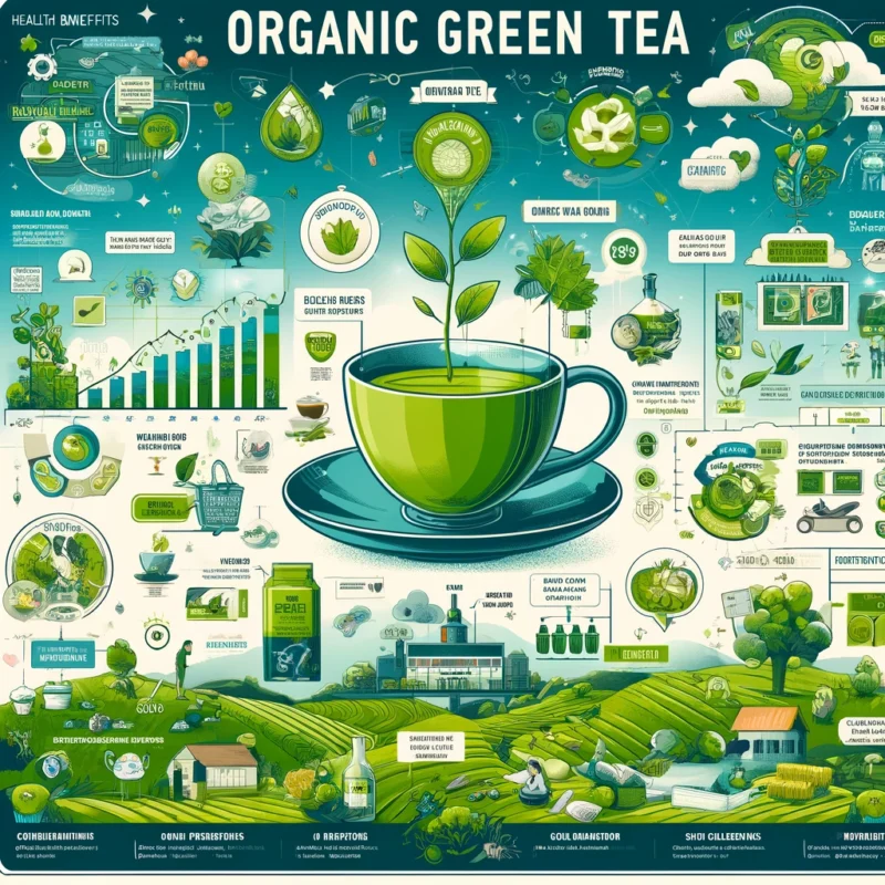 organic green tea.