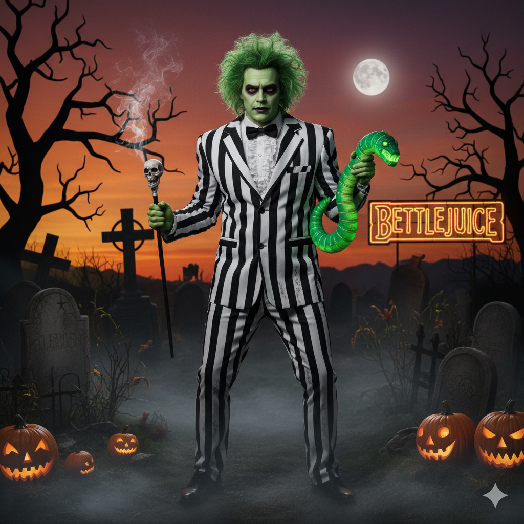 Beetlejuice Halloween Costume: My Messy, Hilarious Night Out