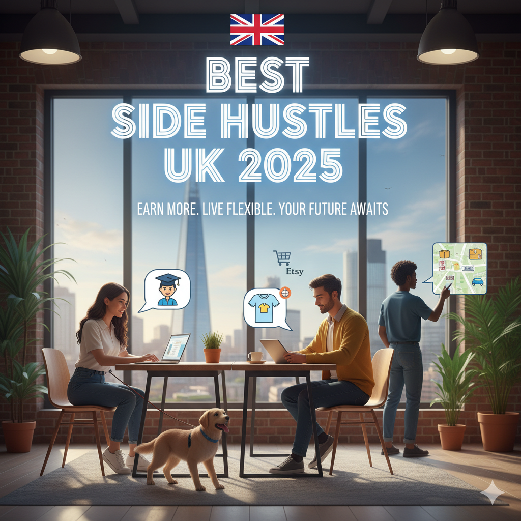 Best Side Hustles UK 2025 – Earn £50 to £200 Per Day