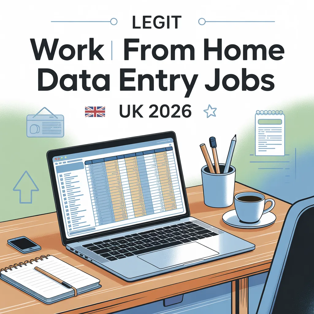Legit Work From Home Data Entry Jobs UK 2026
