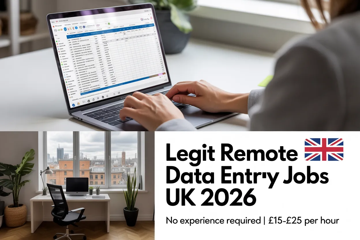 Remote data entry jobs uk
