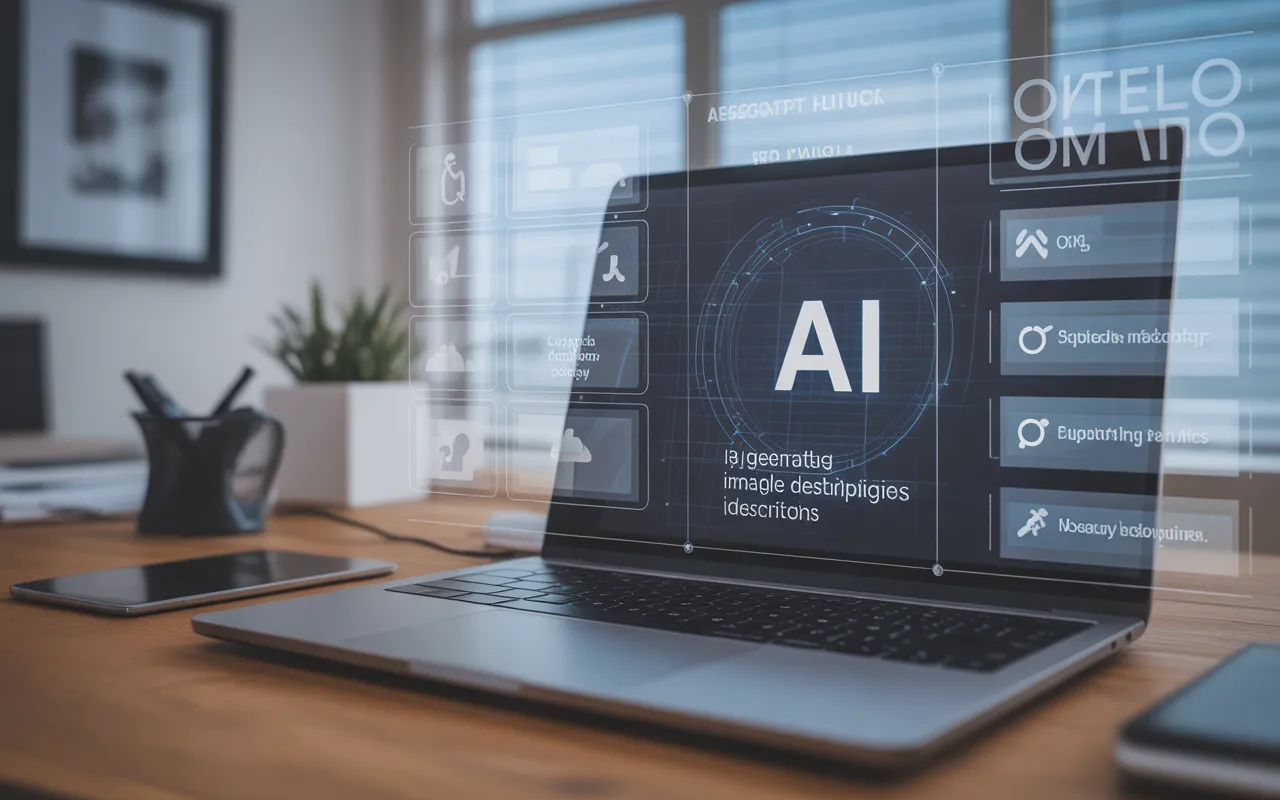 AI-generated image descriptions